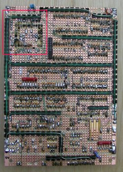 Back of the Z280 system board
