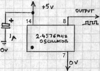 Oscillator module wiring